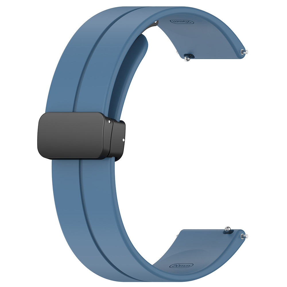 Techsuit W011 pásek pro Samsung Galaxy Watch / Huawei Watch Series, 20mm, Modrý