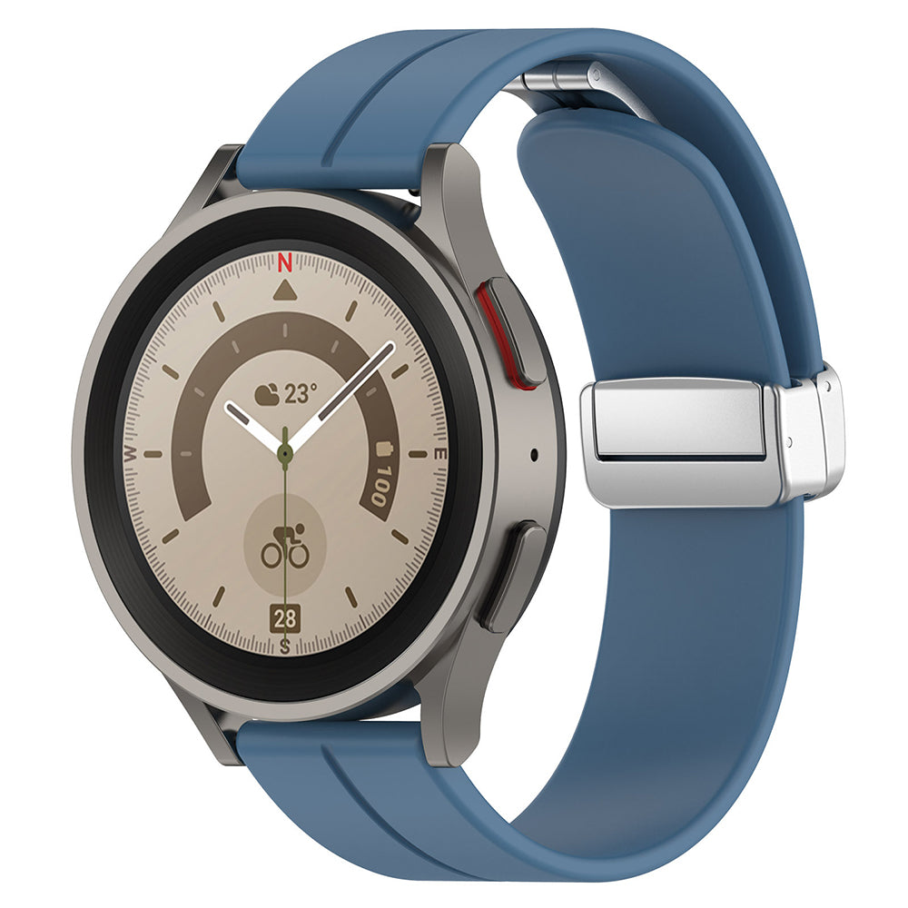 Techsuit W011 pásek pro Samsung Galaxy Watch / Huawei Watch Series, 20mm, Modrý