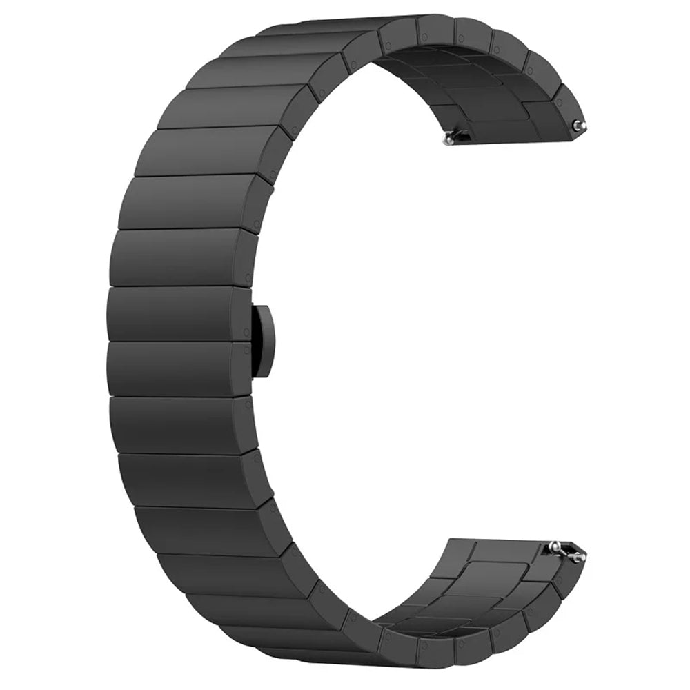 Techsuit W012 pásek pro Samsung Galaxy Watch / Huawei Watch Series, 20mm, Černý
