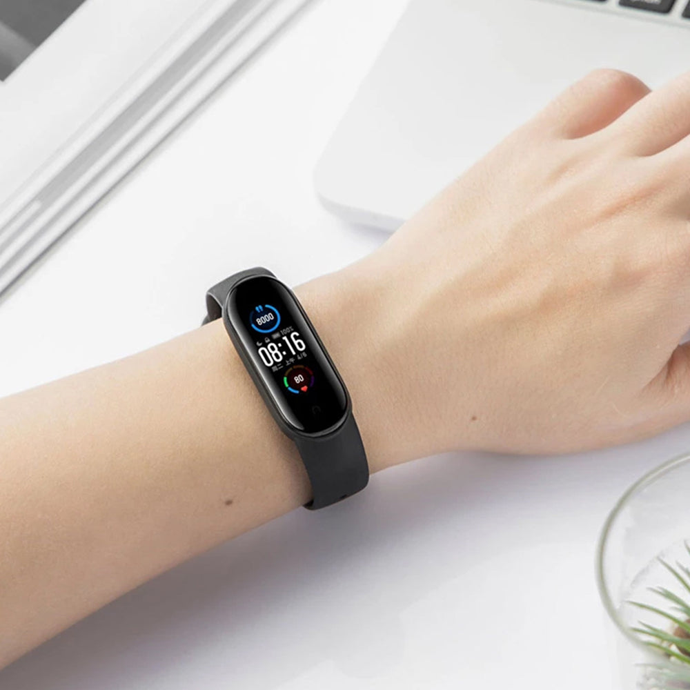 Techsuit W013 pásek pro Xiaomi Band / Amazfit Band Series, Červený