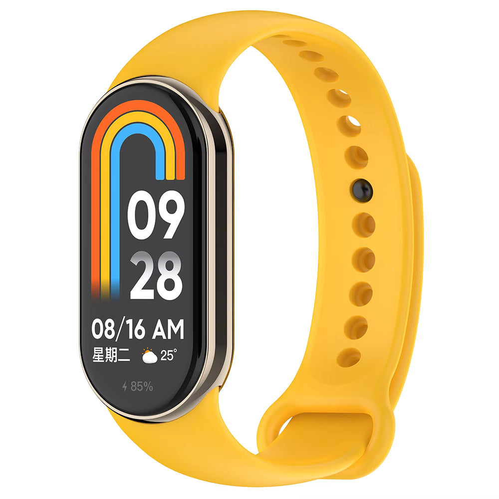Řemínek Techsuit W014 pro Xiaomi Smart Band 10 / 9 / 8, žlutý