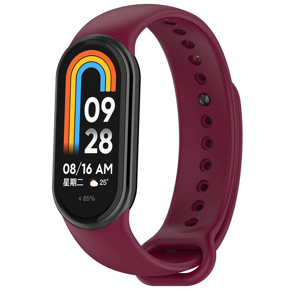 Řemínek Techsuit W014 pro Xiaomi Smart Band 10 / 9 / 8, Tmavě červený