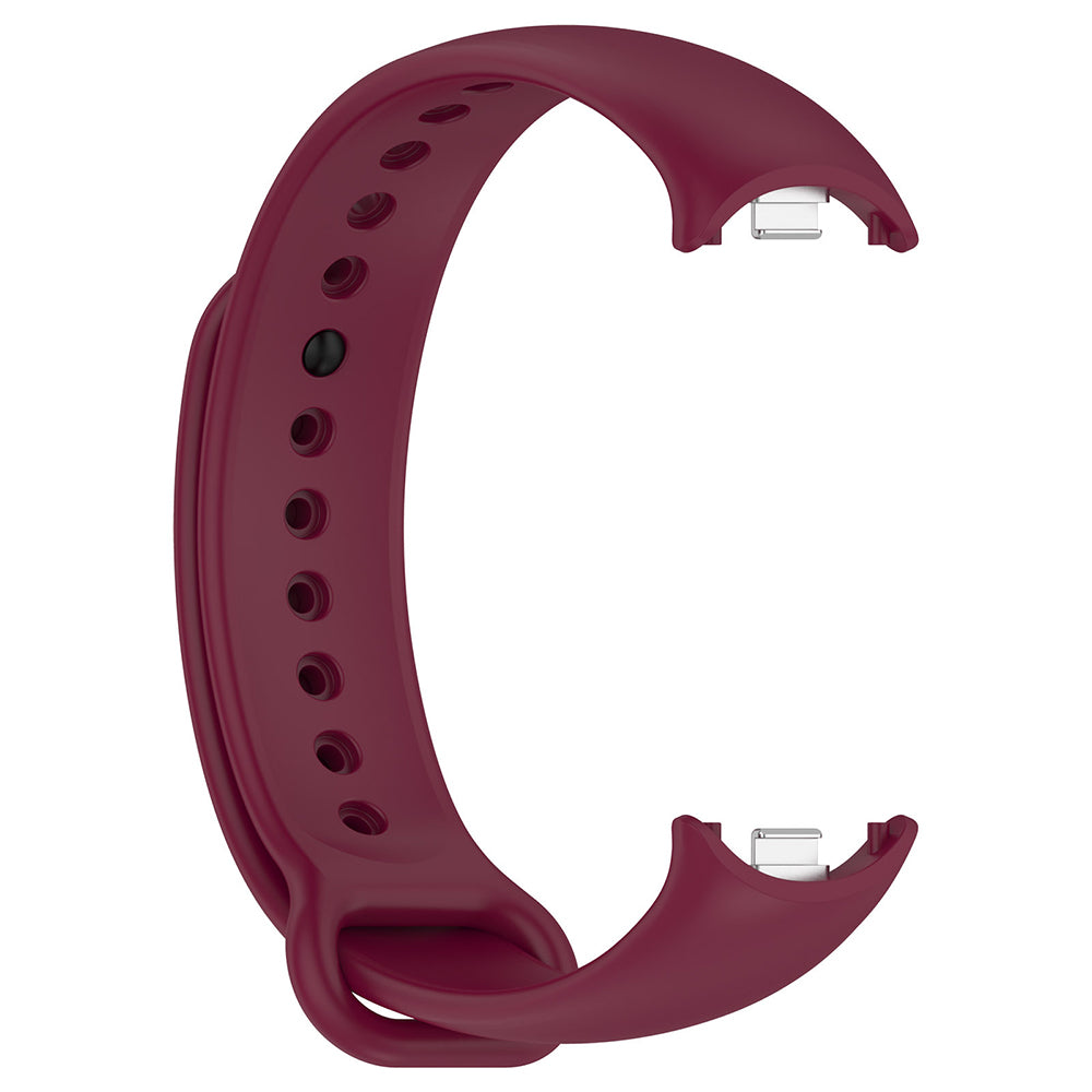 Řemínek Techsuit W014 pro Xiaomi Smart Band 10 / 9 / 8, Tmavě červený