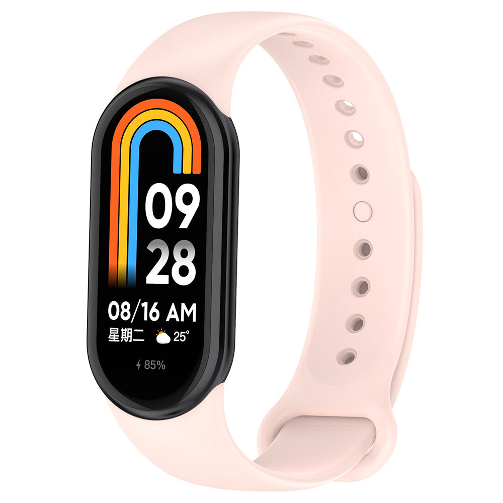 Řemínek Techsuit W014 pro Xiaomi Smart Band 10 / 9 / 8, růžový