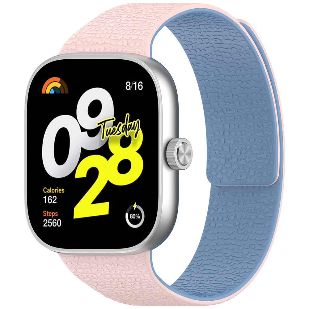 Techsuit W016 pásek pro Xiaomi Smart Band / Watch Series, Růžovo-modrý