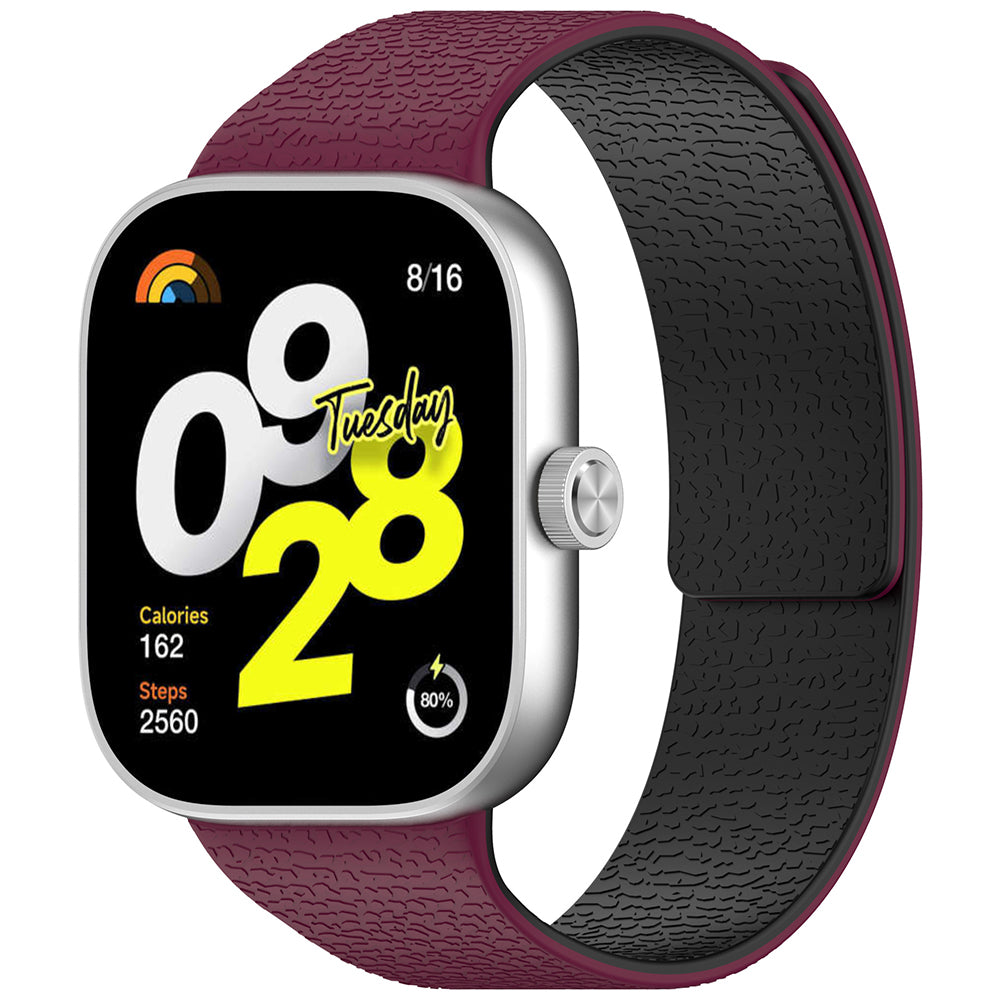 Techsuit W016 pásek pro Xiaomi Smart Band / Watch Series, Černá višeň