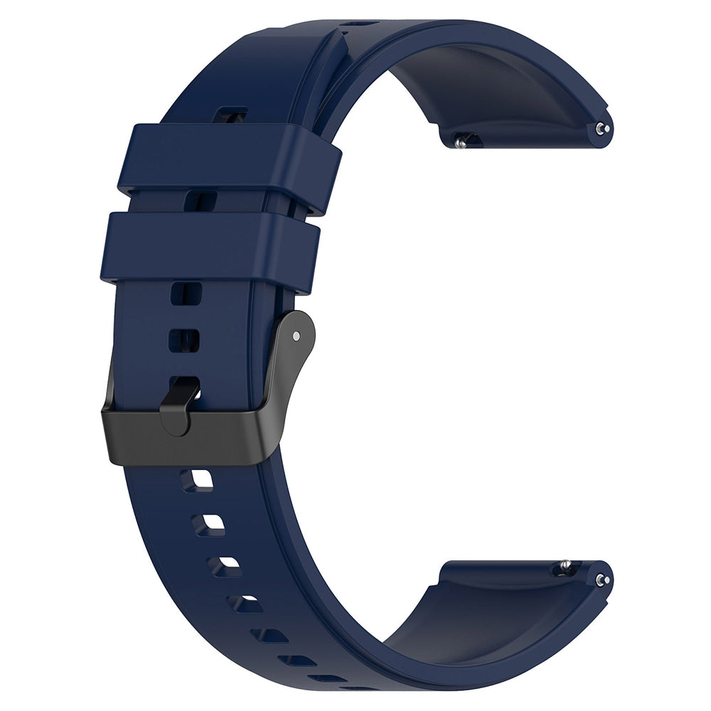 Techsuit W026 pásek pro Samsung Galaxy Watch / Huawei Watch Series, 20mm, Tmavě modrá