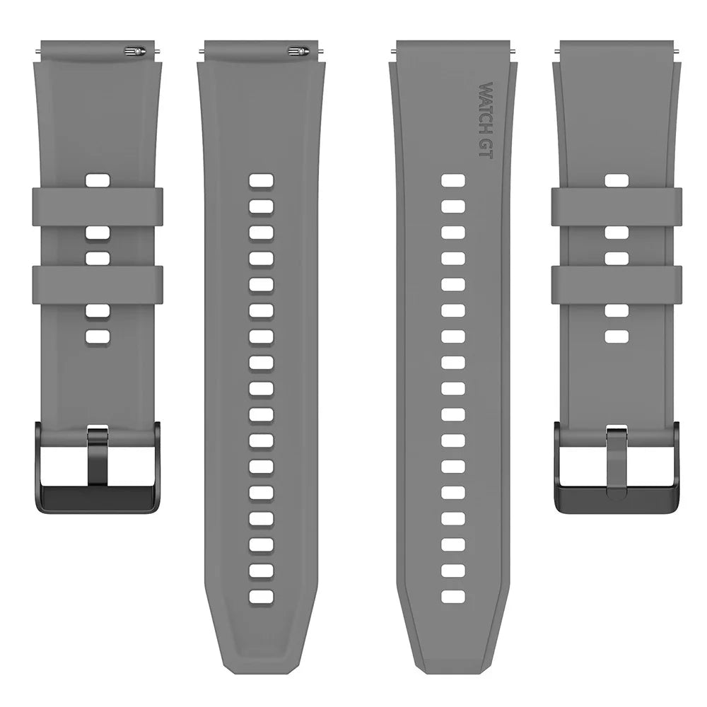 Techsuit W026 řemínek pro Samsung Galaxy Watch / Huawei Watch Series, 20mm, šedý