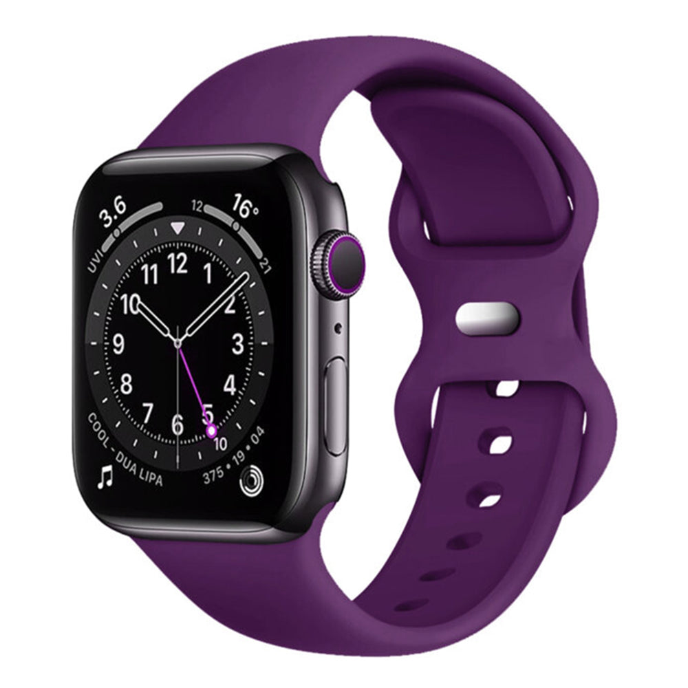 Techsuit W031 řemínek pro Apple Watch 42mm / 41mm / 40mm / 38mm Series, Tmavě fialová