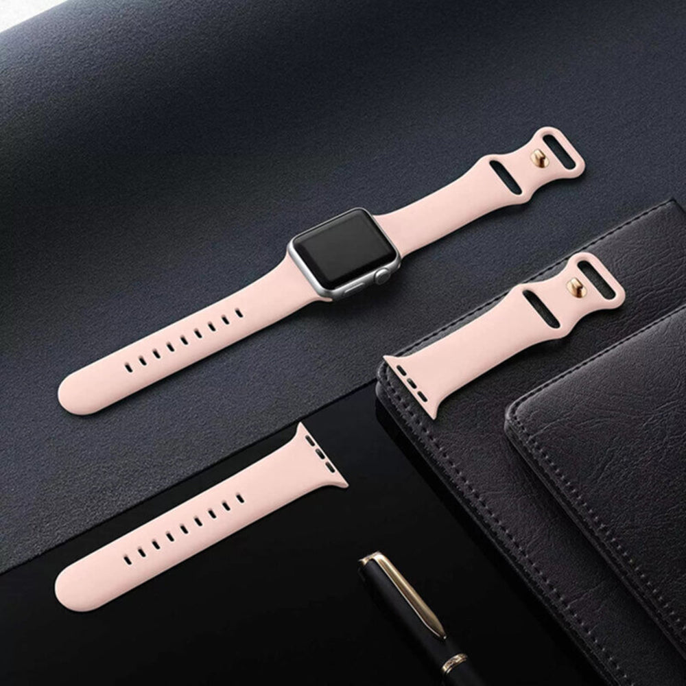 Techsuit W031 řemínek pro Apple Watch 42mm / 41mm / 40mm / 38mm Series, Tmavě fialová