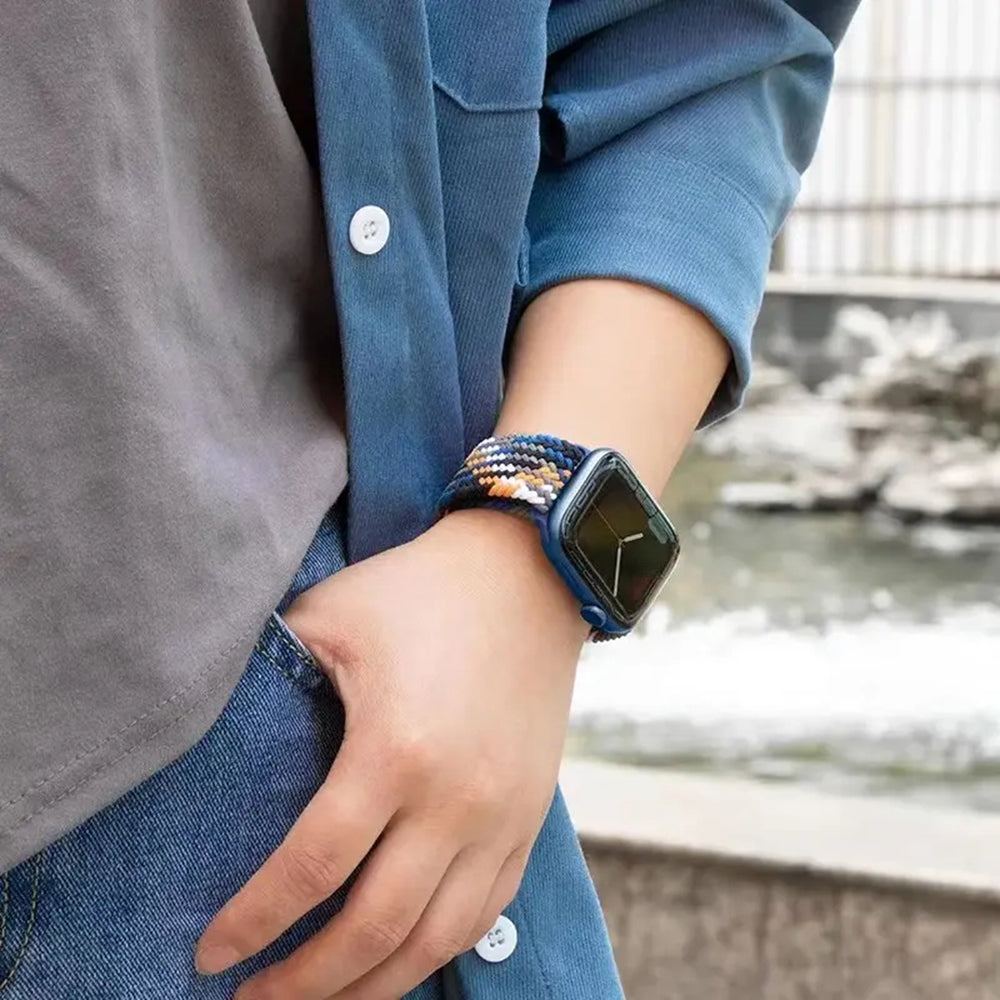 Pásek Techsuit W032 pro Apple Watch 42mm / 41mm / 40mm / 38mm Series, Růžový Multicolor
