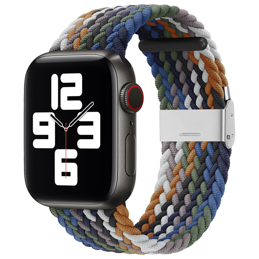 Techsuit W032 pásek pro Apple Watch 42mm / 41mm / 40mm / 38mm Series, Vícebarevná zelená