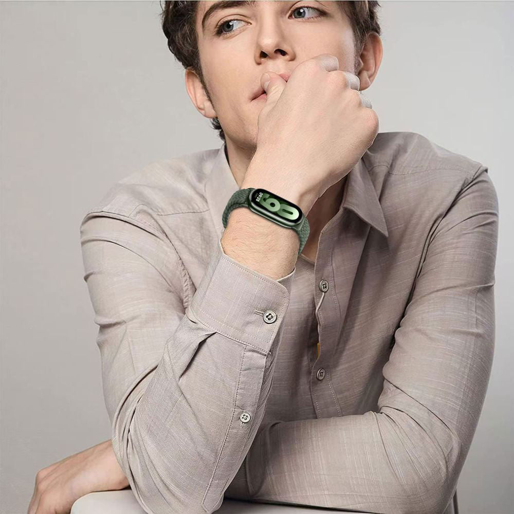 Curea Techsuit W032 pro Xiaomi Smart Band 9 / 8, Růžová