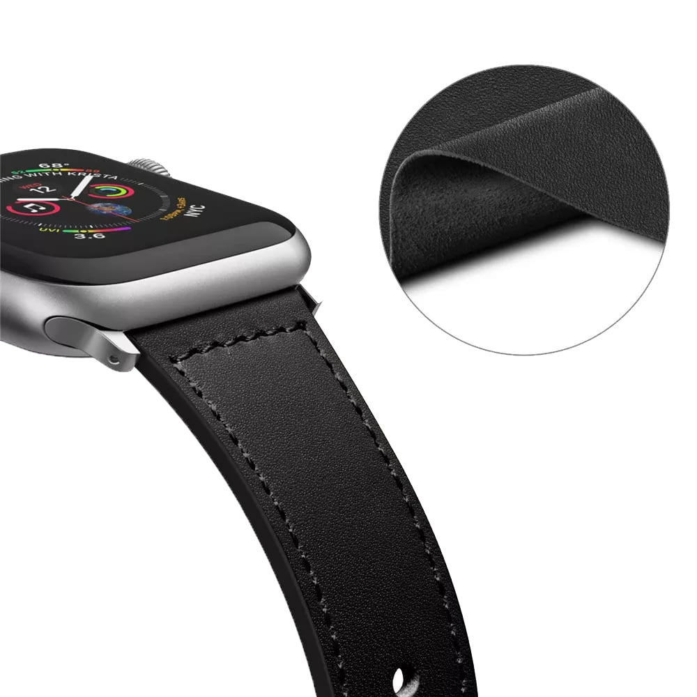 Techsuit W033 pásek pro Apple Watch 49mm / 46mm / 45mm / 44mm / 42mm Series, černý