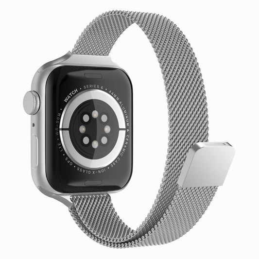 Řemínek Techsuit W034 pro Apple Watch 42mm / 41mm / 40mm / 38mm Series, Stříbrný