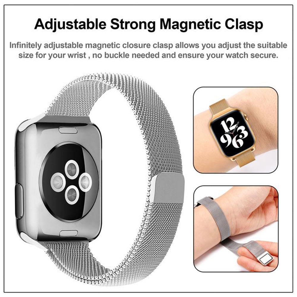 Techsuit W034 pásek pro Apple Watch 42mm / 41mm / 40mm / 38mm Series, černý