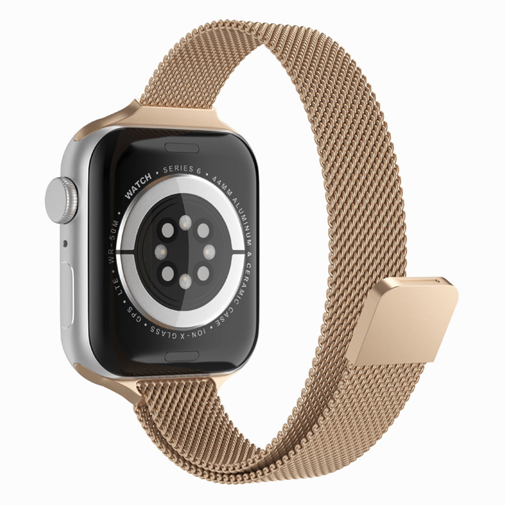Techsuit W034 řemínek pro Apple Watch 49mm / 46mm / 45mm / 44mm / 42mm Series, Zlatý