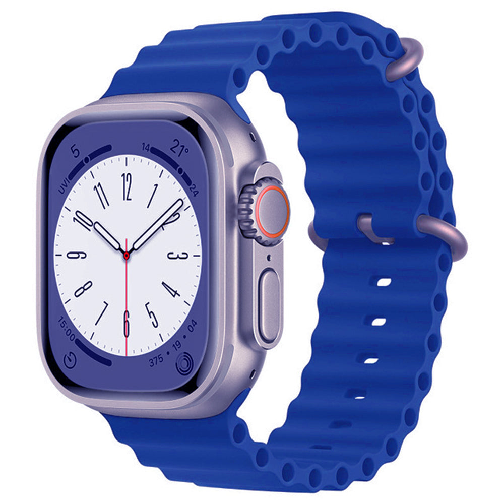 Řemínek Techsuit W038 pro Apple Watch 49mm / 46mm / 45mm / 44mm / 42mm Series, Modrý