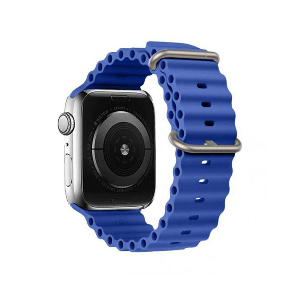 Řemínek Techsuit W038 pro Apple Watch 49mm / 46mm / 45mm / 44mm / 42mm Series, Modrý