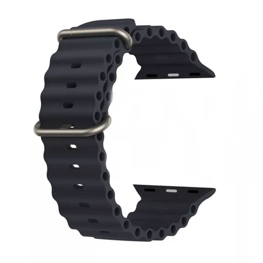 Techsuit W038 pásek pro Apple Watch 49mm / 46mm / 45mm / 44mm / 42mm Series, černý