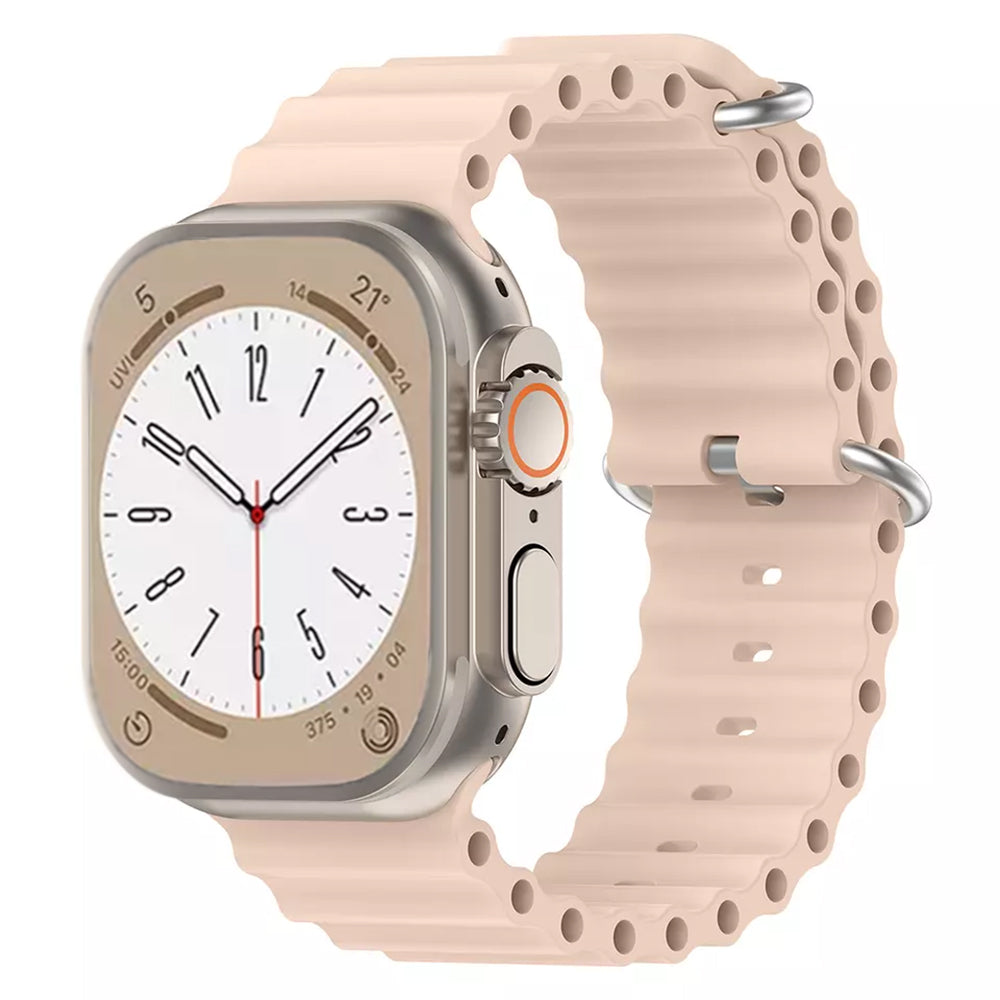 Techsuit W038 řemínek pro Apple Watch 49mm / 46mm / 45mm / 44mm / 42mm Series, Růžový