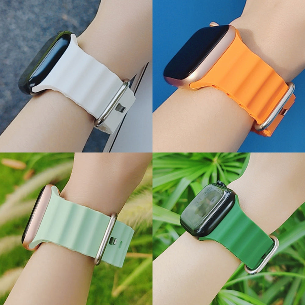 Techsuit W038 řemínek pro Apple Watch 49mm / 46mm / 45mm / 44mm / 42mm Series, Růžový