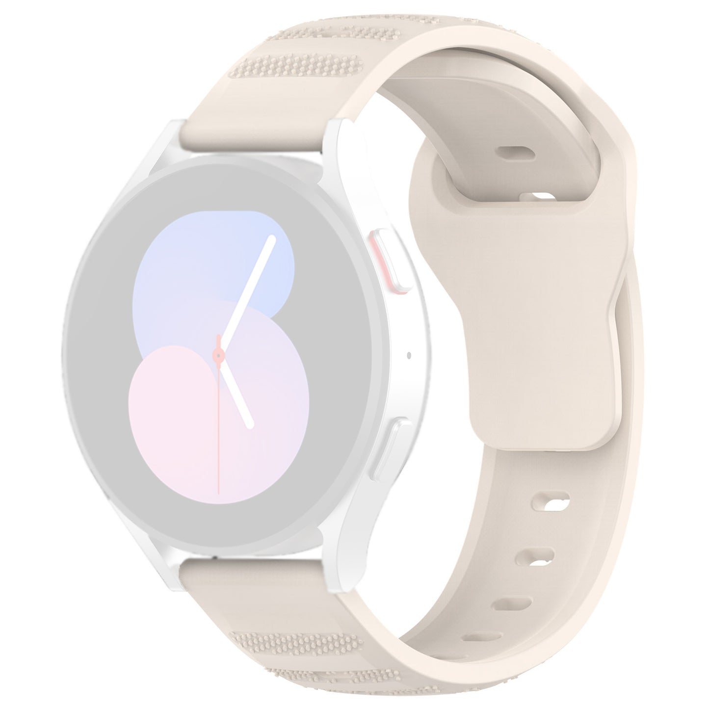 Techsuit W050 pásek pro Huawei Watch / Xiaomi Watch Series, 22mm, Béžová