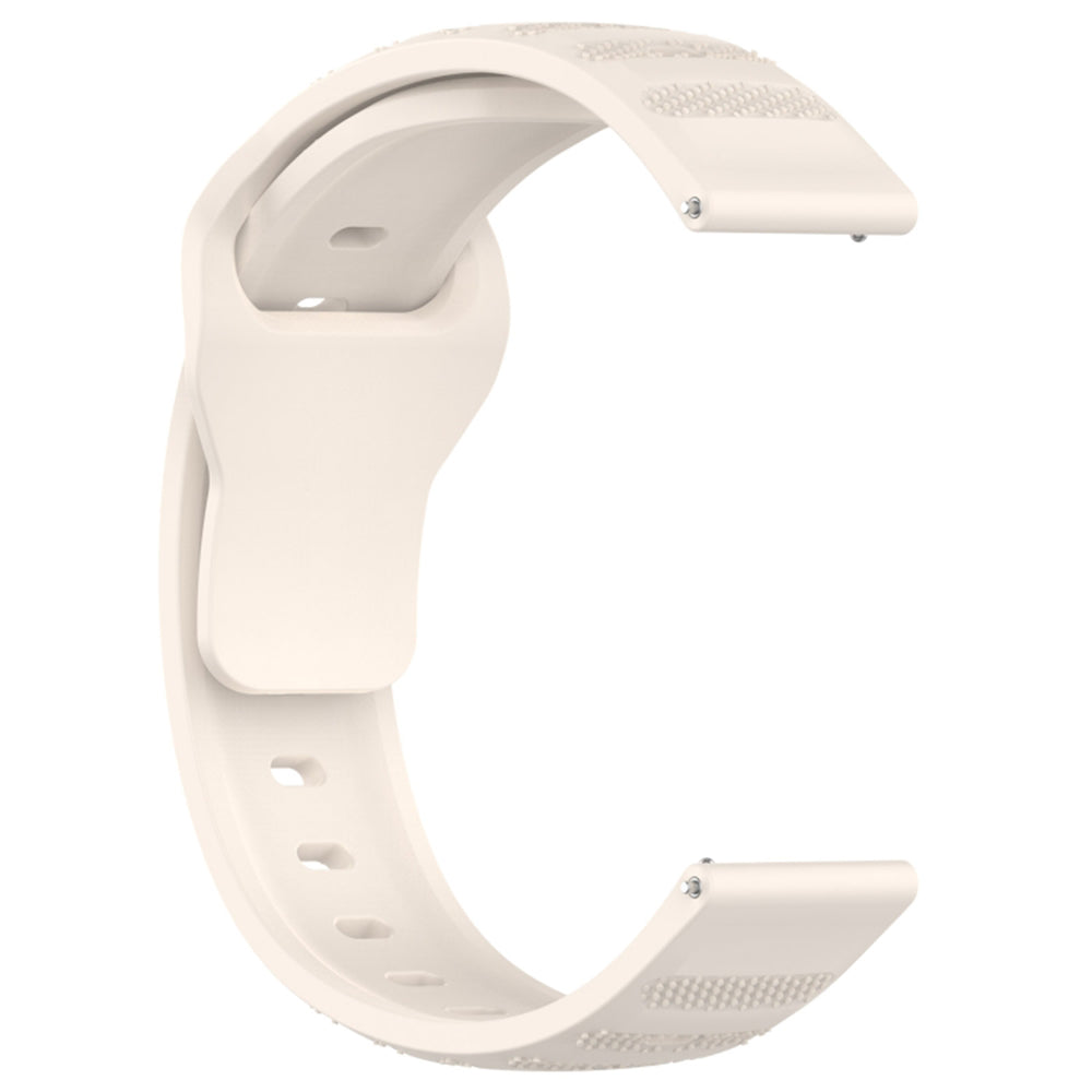 Techsuit W050 pásek pro Huawei Watch / Xiaomi Watch Series, 22mm, Béžová
