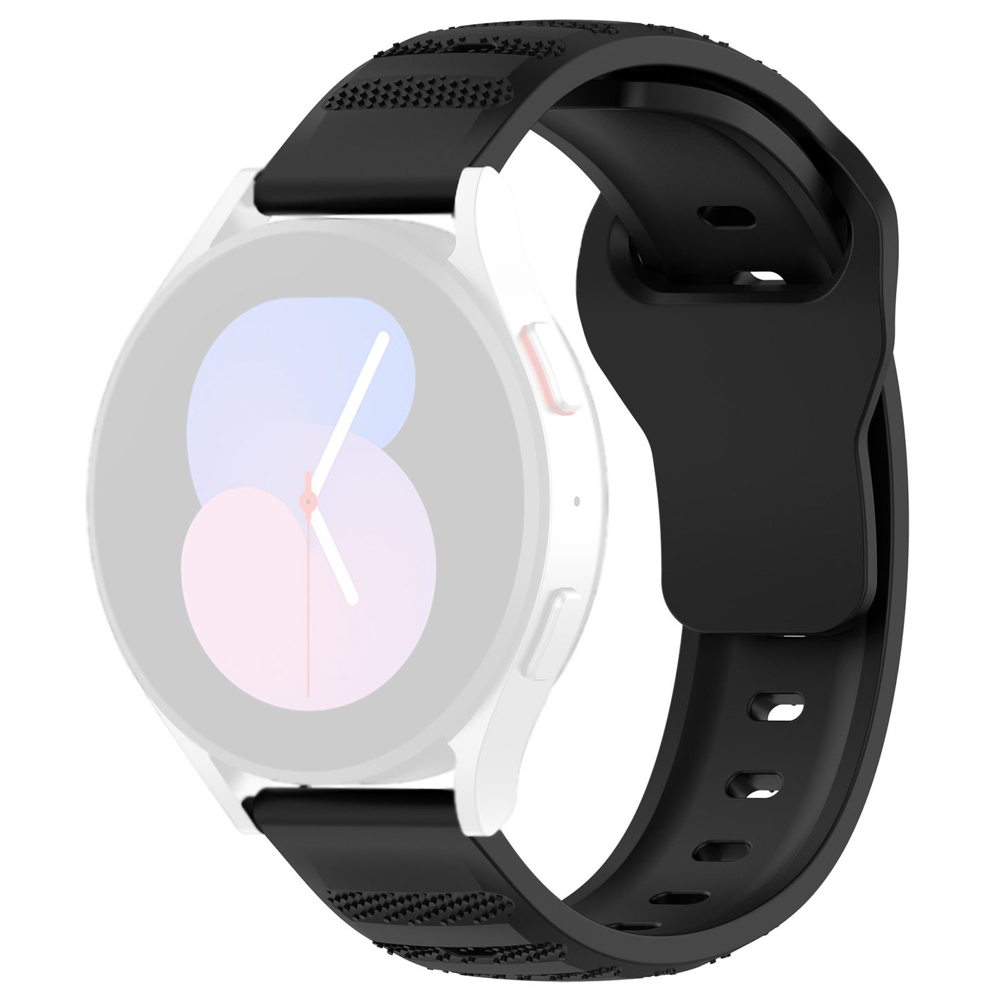 Techsuit W050 pásek pro Huawei Watch / Xiaomi Watch Series, 22mm, Černý