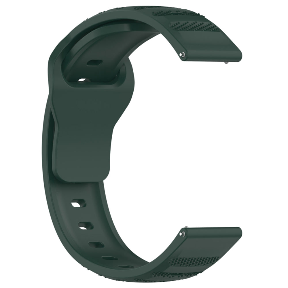 Techsuit W050 pásek pro Huawei Watch / Xiaomi Watch Series, 22mm, Zelená.