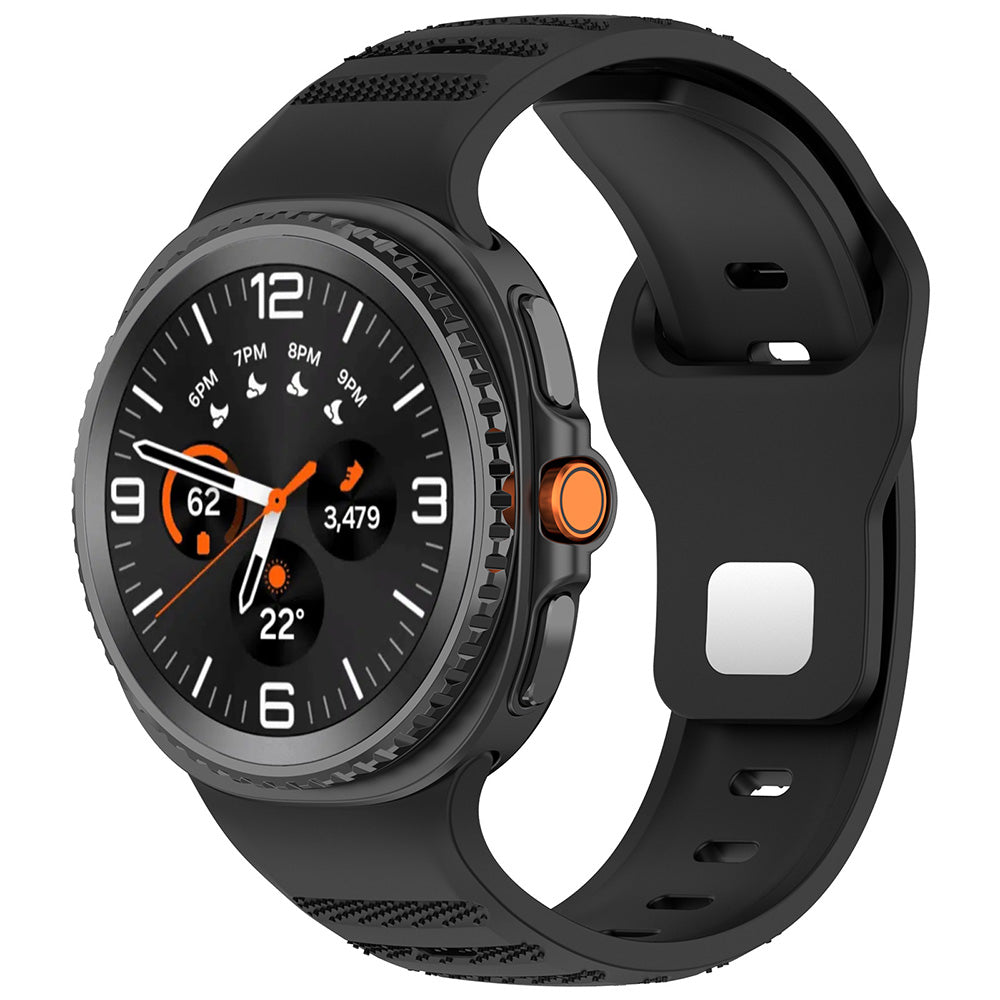 Techsuit W050 pásek pro Samsung Galaxy Watch8 / Watch8 Classic Series, černý