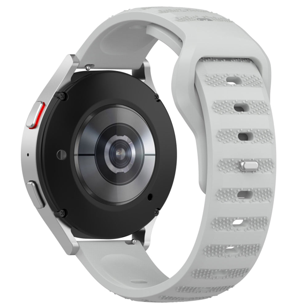 Techsuit W050 řemínek pro Samsung Galaxy Watch / Huawei Watch Series, 20mm, šedý