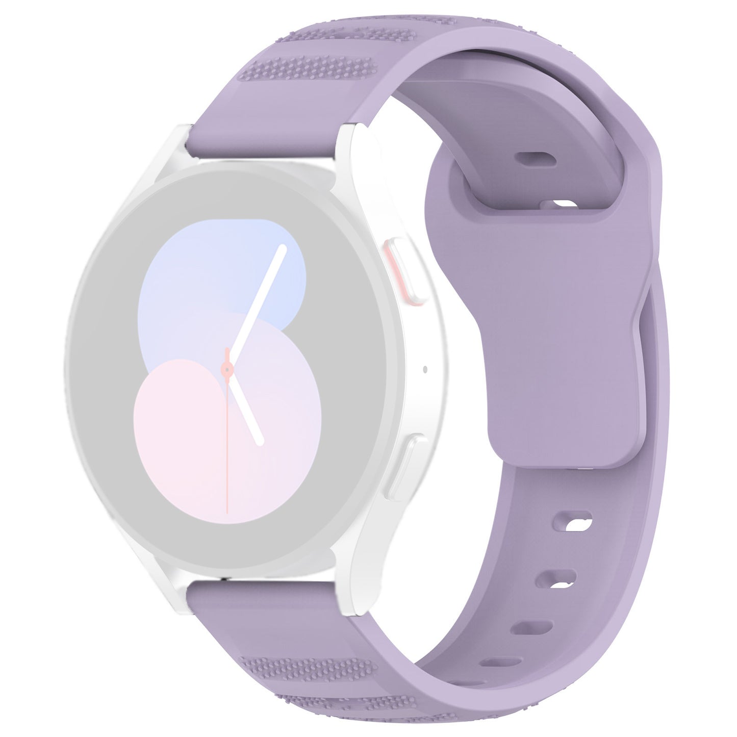 Techsuit W050 řemínek pro Samsung Galaxy Watch / Huawei Watch Series, 20mm, Fialová