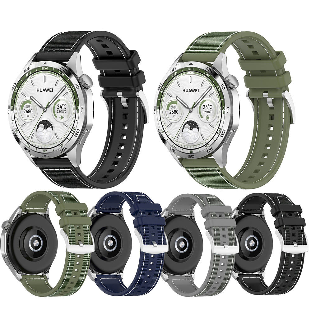 Techsuit W051 řemínek pro Huawei Watch / Xiaomi Watch Series, 22mm, Tmavě modrá