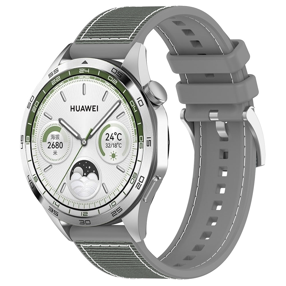 Techsuit W051 řemínek pro Huawei Watch / Xiaomi Watch Series, 22mm, šedý