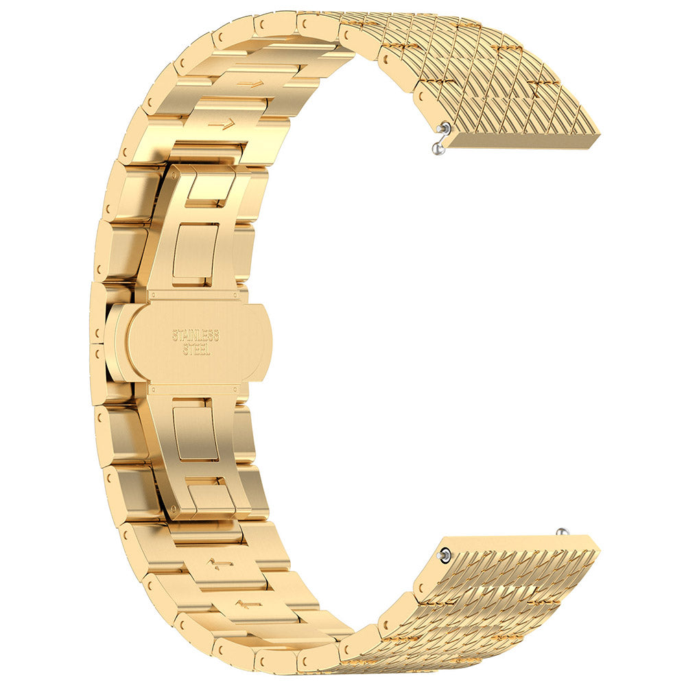 Techsuit W052 pásek pro Huawei Watch / Xiaomi Watch Series, 22mm, Zlatý