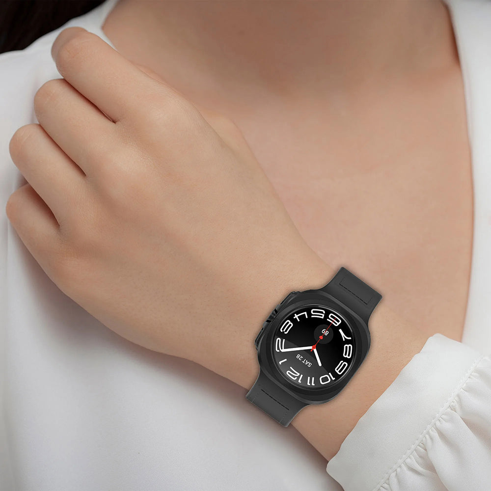 Techsuit W056 pásek pro Samsung Galaxy Watch Ultra, černý