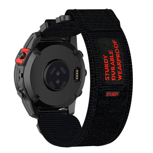 Techsuit W057 pásek pro Garmin Instinct / Approach / Fenix Watch Series, 20mm, černý