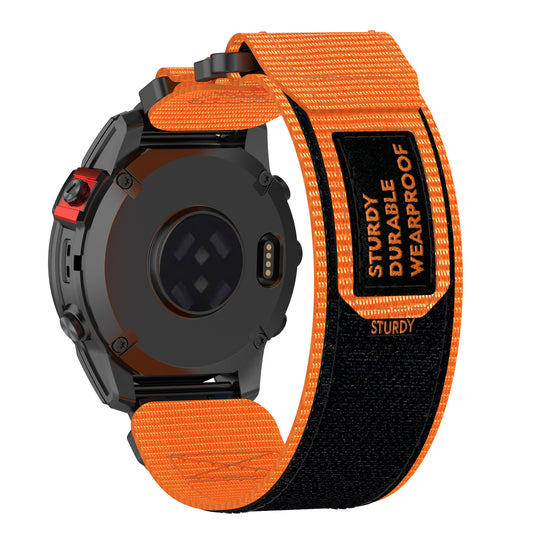Techsuit W057 řemínek pro Garmin Instinct / Approach / Fenix Watch Series, 20mm, Oranžový