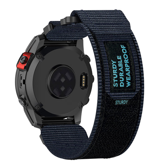 Techsuit W057 řemínek pro Garmin Watch Fenix / Forerunner Series, 22mm, Námořnická modř