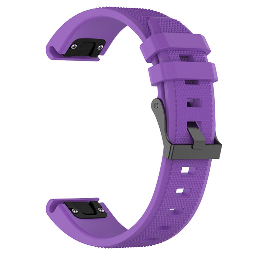 Řemínek Techsuit W058 pro Garmin Watch Fenix / Forerunner Series, 22mm, Fialový