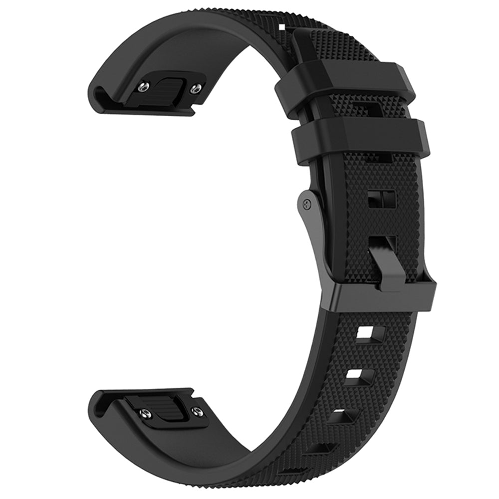Řemínek Techsuit W058 pro Garmin Watch Fenix Series, 26mm, Černý