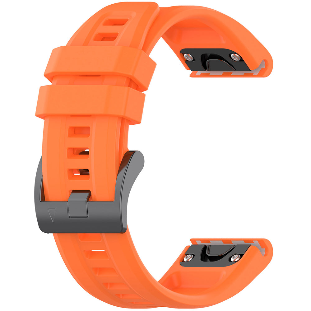Techsuit W060 pásek pro Garmin Watch Fenix Series, 26mm, Oranžový