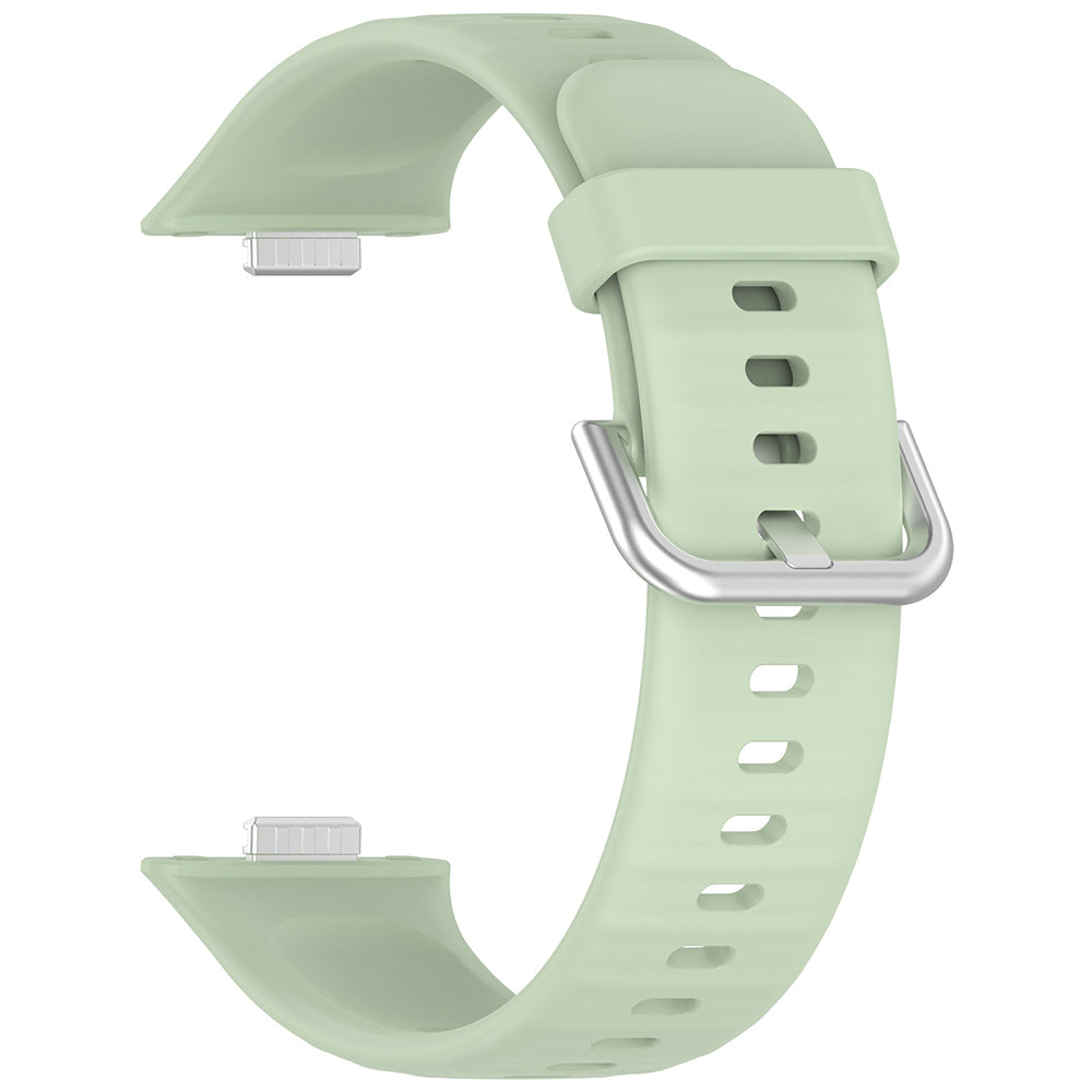 Řemínek Techsuit W061 pro Huawei Watch Fit 4 Pro / Fit 4 / Fit 3, Světle zelený