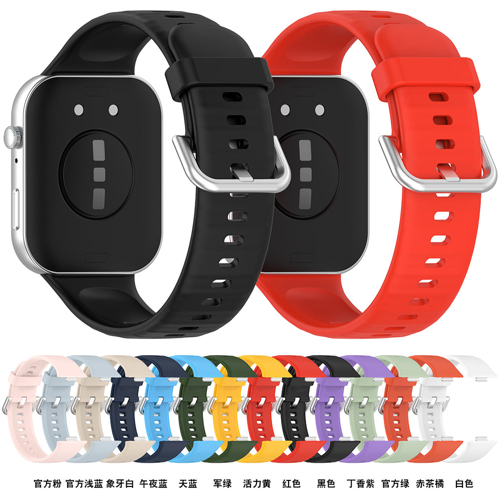 Řemínek Techsuit W061 pro Huawei Watch Fit 4 Pro / Fit 4 / Fit 3, Světle zelený