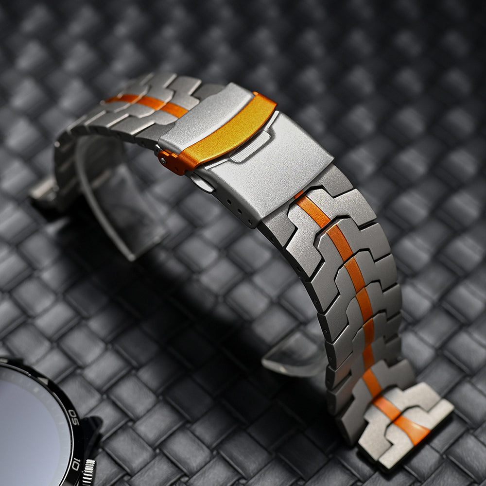 Techsuit W063 řemínek pro Huawei Watch / Xiaomi Watch Series, Oranžový