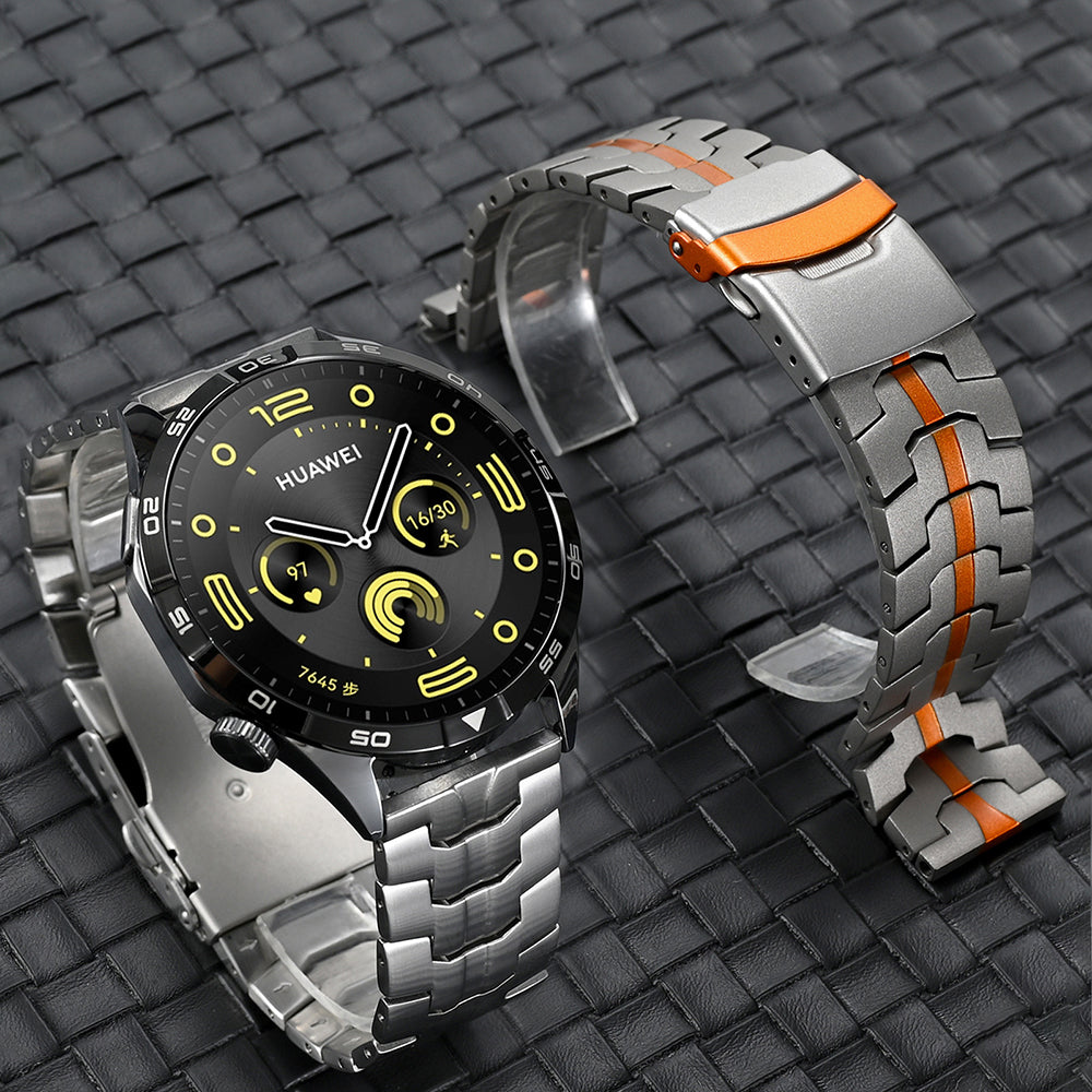 Techsuit W063 řemínek pro Huawei Watch / Xiaomi Watch Series, Oranžový