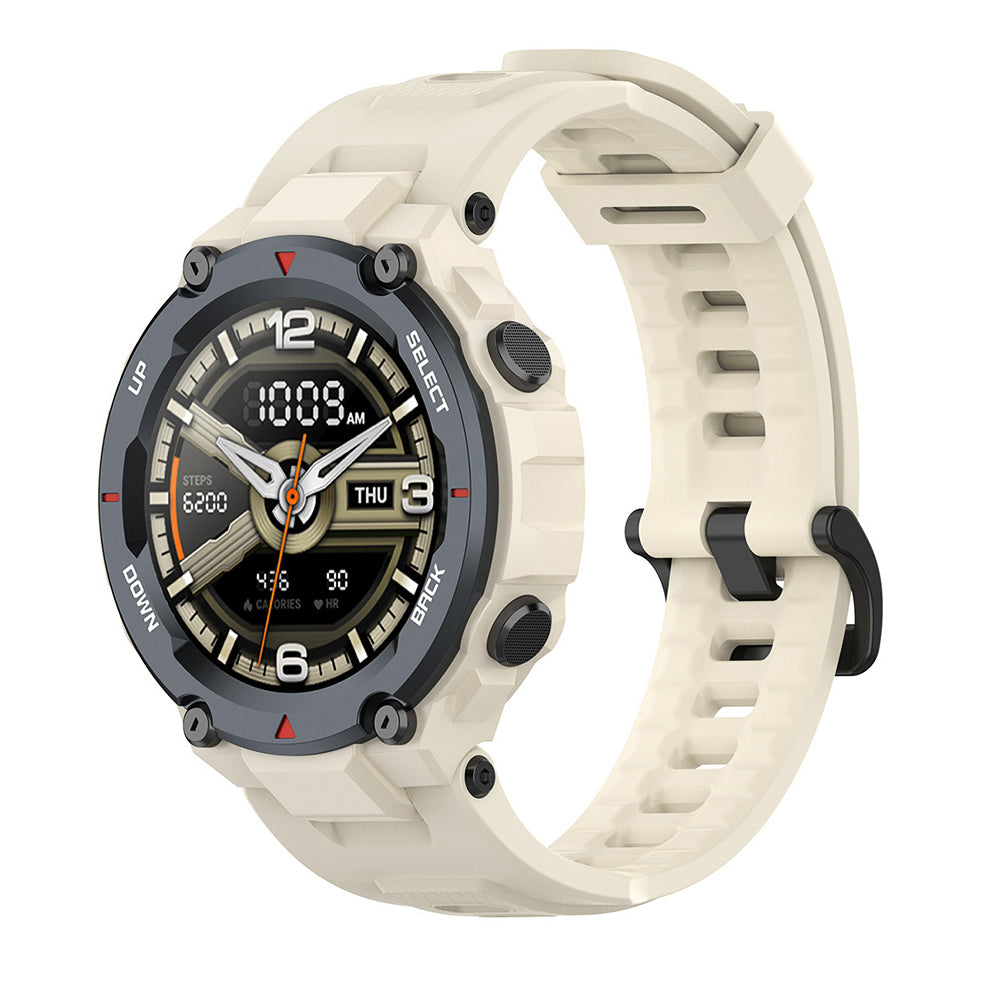 Techsuit W067 pásek pro Amazfit T-Rex Pro / T-Rex, krémový