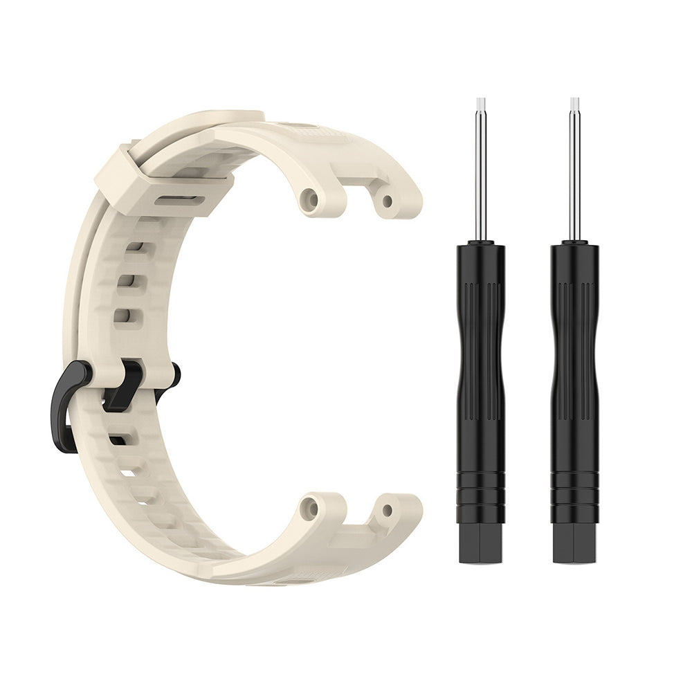 Techsuit W067 pásek pro Amazfit T-Rex Pro / T-Rex, krémový