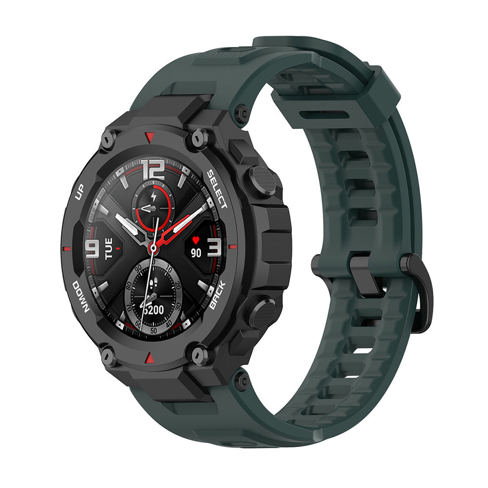 Techsuit W067 pásek pro Amazfit T-Rex Pro / T-Rex, tmavě zelený